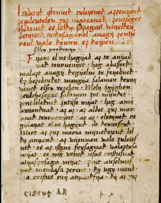 Cornides kódex a XVI. századból 