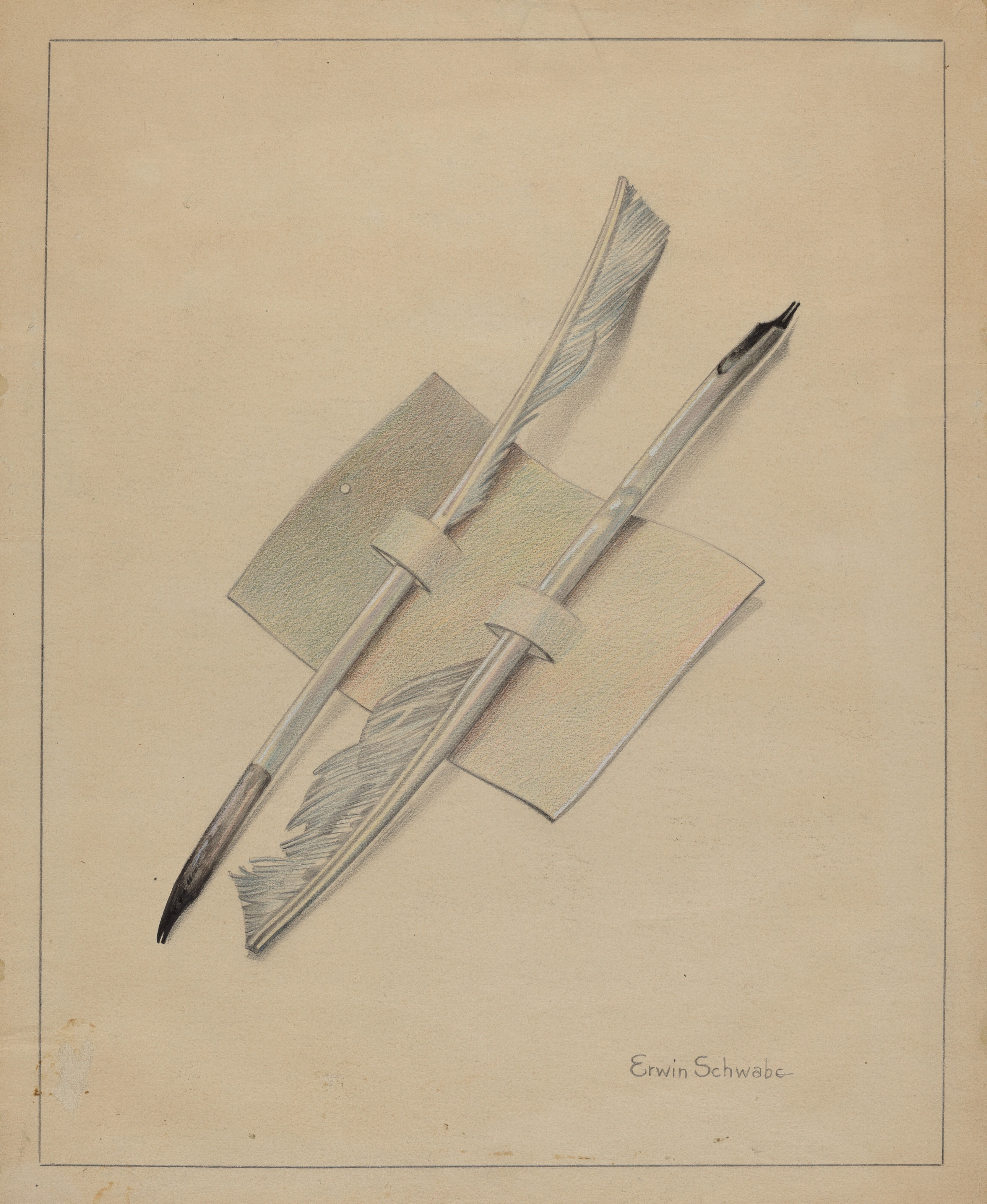Erwin Schwabe: Quill Pens (c. 1936)